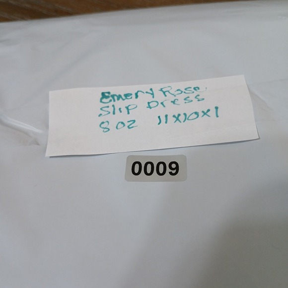 Emery Rose Slip Dress Blue Paisley Sz Xl Polyester  Spaghetti Straps - Picture 8 of 8